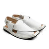 HEEL WHITE Kaptaan Chappal (KNW-1111)